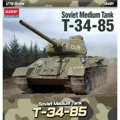 Academy slepovací model Soviet Medium Tank T 34 85 1:72 – Zbozi.Blesk.cz