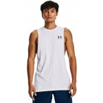 Under Armour UA LEFT CHEST CUT OFF TANK-WHT Bílá – Zbozi.Blesk.cz