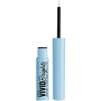 NYX Professional Makeup Vivid Brights zářivě barevná oční linka 06 Blue Thang 2 ml – Zboží Dáma