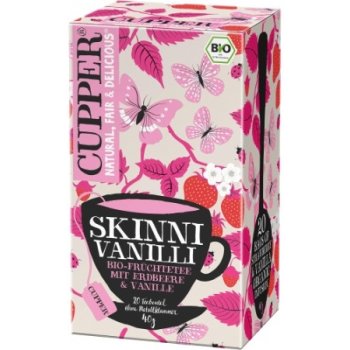 Cupper Čaj Skinni Vanilli Bio jahoda vanilka 40 g