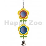 Nobby závěsná zrcátka květiny se zvonkem 28 cm – Zboží Mobilmania