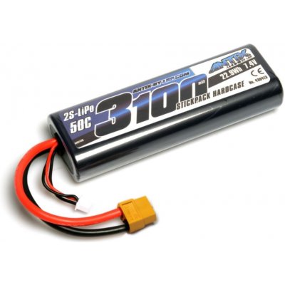 ANTIX by LRP 50C LiPo Car Stickpack Hardcase XT60 konektor 7.4 V 3100 mAh – Hledejceny.cz