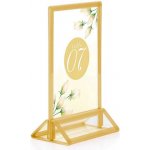 A-Z Reklama CZ Menu stojánek se základnou pro prospekt A6 - Gold – Zboží Živě