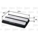 Vzduchový filtr VALEO 585330 – Hledejceny.cz
