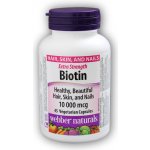 Webber naturals Biotin 10 000 mcg 45 kapslí – Hledejceny.cz