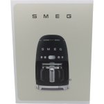 Smeg Překapávač, černý mat DCF02BLMEU – Zboží Dáma