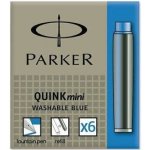 Parker 1502/0150409 inkoustové mini bombičky modré 6 ks – Zboží Živě