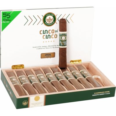 Joya de Nicaragua Cinco de Cinco Robusto 10 ks – Sleviste.cz