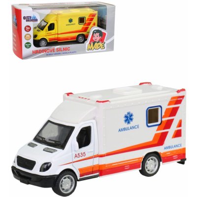 City Collection 10697 Ambulance kovová zpětný chod 11,8 cm – Zbozi.Blesk.cz