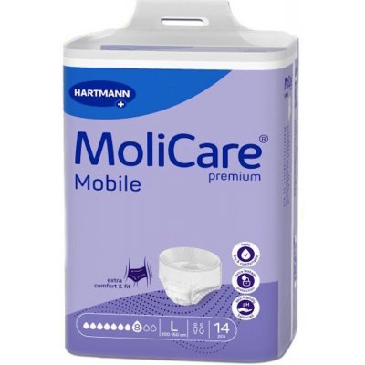 MoliCare Mobile 8 kapek vel. L natahovací kalhotky 14 ks – Zboží Dáma