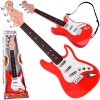 Dětská hudební hračka a nástroj Joko dětská elektrická kytara Rock červená