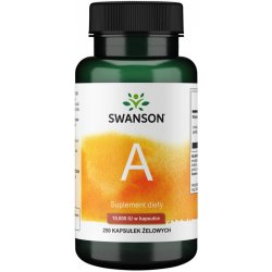 Swanson Vitamín A 10000 iu 250 kapslí