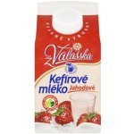 Mlékárna Valašské Meziříčí Kefírové mléko nízkotučné jahodové 450 g – Zboží Dáma