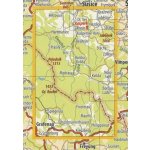 KČT 65 Šumava - Povydří a Národní park Bavorský les - nástěnná turistická mapa 60 x 90 cm Varianta: mapa v dřevěném rámu, Provedení: Ticiago šedý – Zboží Dáma