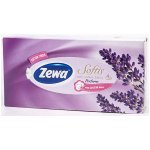 Zewa Softis papírové kapesníčky v krabičce levadule pomeranč 4-vrstvé 80 ks – Zboží Dáma