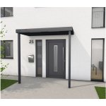 Gutta BS Plus XL antracit 250x125 cm se 2 sloupky odtok vody vlevo – Hledejceny.cz