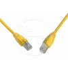 síťový kabel Solarix C5E-315YE-3MB patch CAT5E SFTP PVC 3m, žlutý