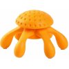 Hračka pro psa Kiwi Walker Plovací chobotnice z TPR pěny, oranžová, 12 cm