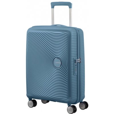 American Tourister Soundbox spinner 55 exp 32G-51001 Stone Blue 35 l – Hledejceny.cz