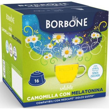 Caffé Borbone Bylinný heřmánkový čaj s melatoninem kapsle do Dolce Gusto 16 ks