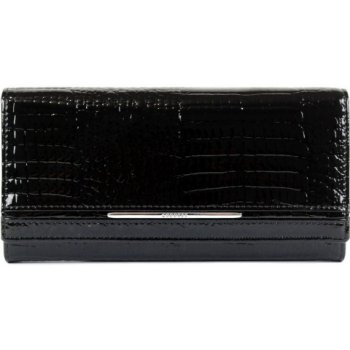 Cossroll Dámská kožená peněženka v krabičce 02-5242-2 černá