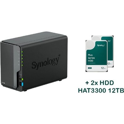 Synology DiskStation DS224+ 2x 12TB – Zboží Mobilmania