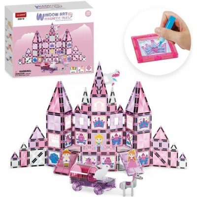 Magnetic Tiles Window Art Castle 126ks – Zboží Dáma