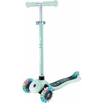 Globber Primo Foldable Plus Lights V2 Dark zelená – Zboží Mobilmania