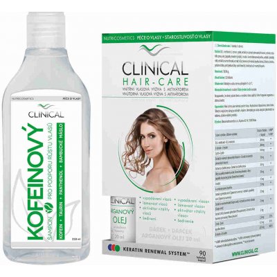 Clinical Hair-care 60 + 30 tobolek + arganový olej 20 ml kúra na 3.měsíce