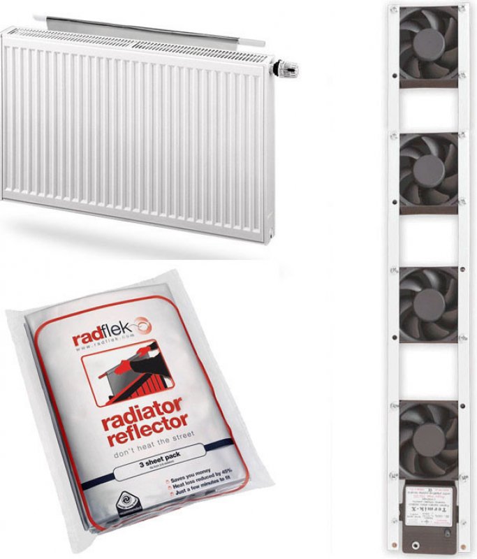Cel Akční sada 1x ventilátor pod radiátor Termík 4 + úsporné ...