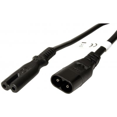 PremiumCord Kabel síťový prodlužovací IEC 60320 C7>C8 230V 2m kpso2 – Sleviste.cz