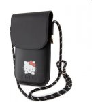 Hello Kitty PU Daydreaming Logo Leather Wallet Phone Bag černé – Zboží Živě