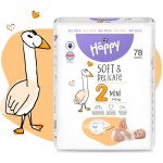 Bella Baby Happy Soft&Delicate 2 Mini 3–6 kg 38 ks – Zbozi.Blesk.cz
