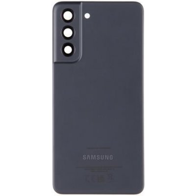 Samsung Galaxy S21 FE 5G - zadní kryt bez sklíčka kamery - Grey (náhradní díl) – Zboží Mobilmania