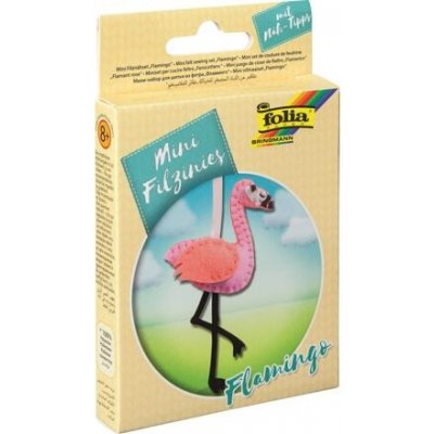 Filcová mini sada celoroční plameňák – Zboží Mobilmania