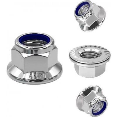 Dayalo Balení 30 ks přírubových matic M8 matice DIN 6926, pojistné matice, samosvorné pojistné – Zbozi.Blesk.cz