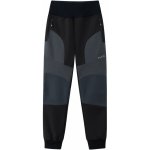 Wolf B2499A softshellové kalhoty zateplené černá šedé zipy – Zboží Dáma