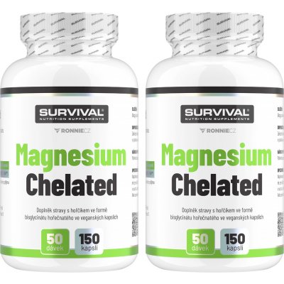 Survival Magnesium Chelated 300 kapslí – Hledejceny.cz