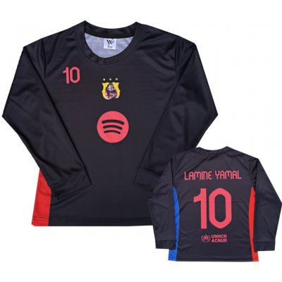 Numberoplus dětské fotbalové tričko s dlouhým rukávem FC Barcelona 25/26 Lamine Yama 10 – Zboží Dáma