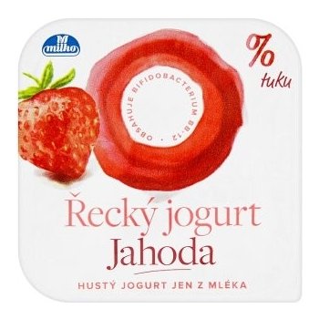 Milko Řecký jogurt jahoda 140 g