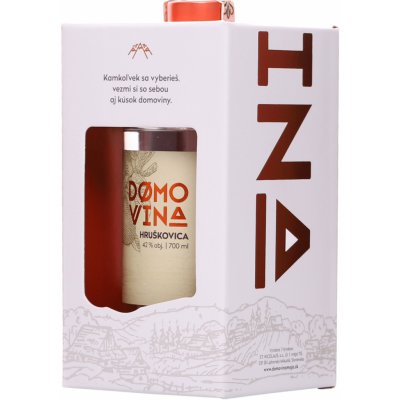 Domovina Hruškovica 42% 0,7 l (kazeta) – Zboží Dáma