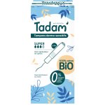 Tadam Tampony z BIO bavlny s aplikátorem Super 14 ks – Zboží Dáma