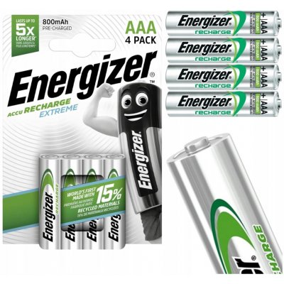 Energizer Extreme AAA 800mAh 4ks 440410745089 – Zboží Živě