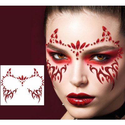 Guirca nalepovací kamínky na obličej démon – Hledejceny.cz