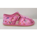 Barefoot papuče Baby Bare Pink teddy – Sleviste.cz
