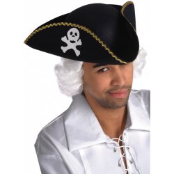 Carnival toys Pirátský klobouk s peřím