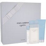 Dolce & Gabbana Light Blue Woman EDT 100 ml + tělové mléko 100 ml + EDT 7,4 ml dárková sada – Sleviste.cz