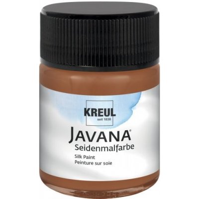Kreul Barva na hedvábí JAVANA 50 ml hnědá – Zboží Mobilmania