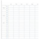 Filofax Clipbook Nedatovaný roční kalendář náplň A6