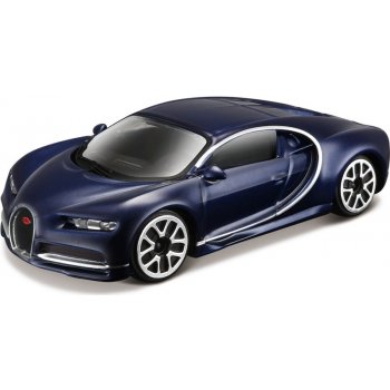 Bburago Bugatti Chiron metalíza modrá 1:43